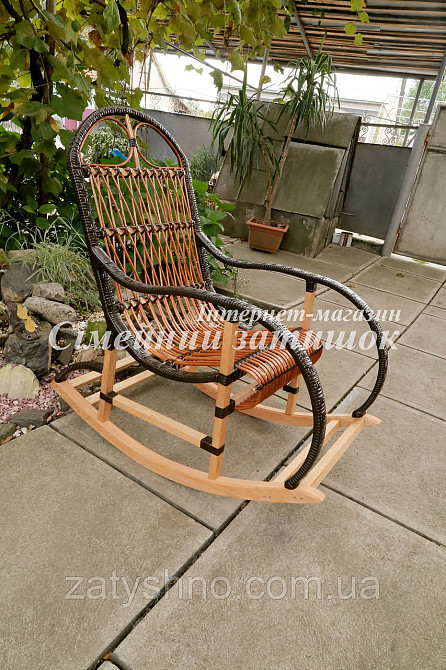 Гойдалка з лози плетена Київ - фото 5