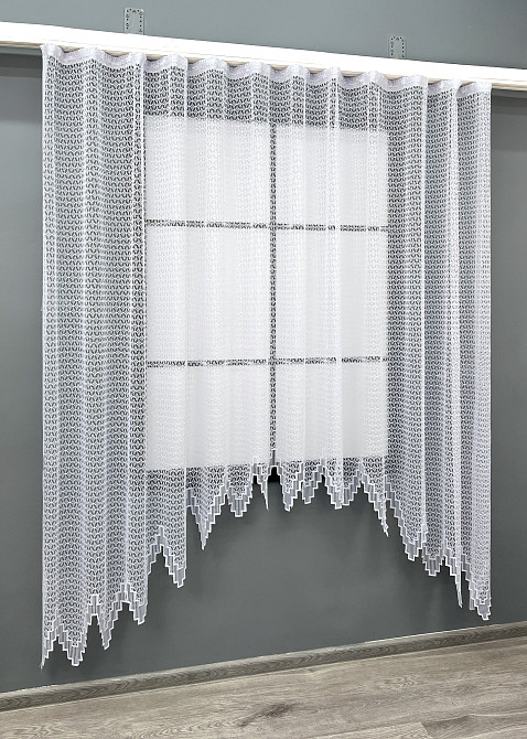 Кухонная арка VR-Textil № 000к жаккард белый 300х190 см (51-258) Киев - изображение 1