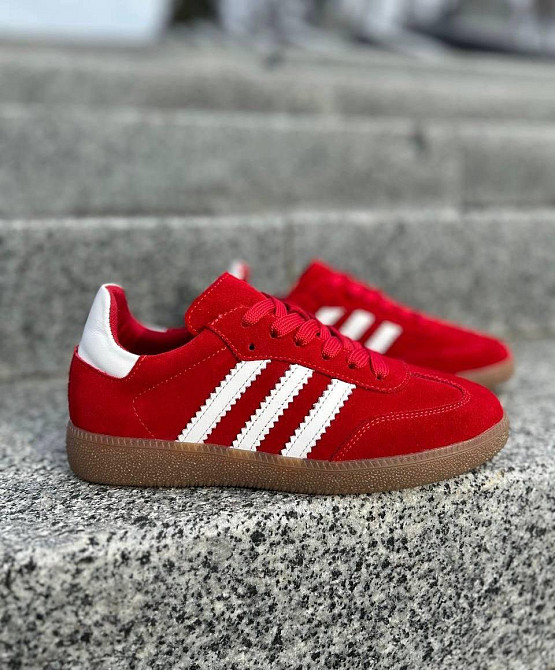 Кеди жіночі Notta bene червоні натуральна замша 36-41 (K-0424) Коломия - фото 5