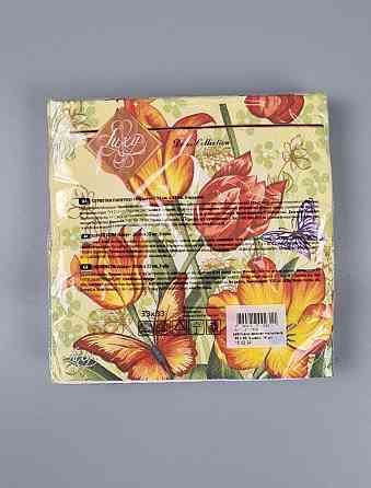 Серветки паперові (ЗЗХЗЗ, 18 шт.)"Оболісний аромат тюльпанів" Luxy (1 пачка) Харків