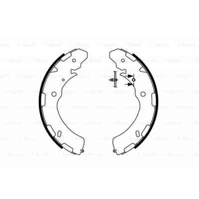 Тормозные колодки Bosch 0 986 487 758 Винница