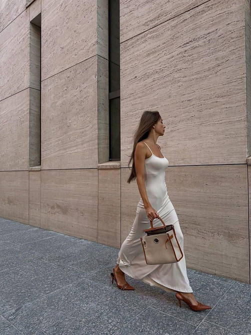 Женское романтическое макси платье на бретелях турецкая вискоза Одесса - изображение 2