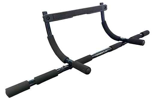 Турнік дверний багатофункціональний PowerPlay 4129 Pull Up Pro Black Луцк