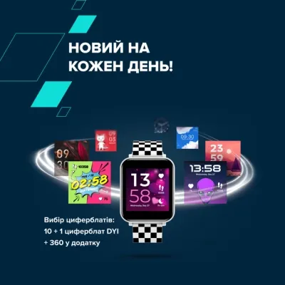 Смарт-часы Canyon Joyce KW-43 DUAL BT Music Blue (CNE-KW43BL) Винница - изображение 5