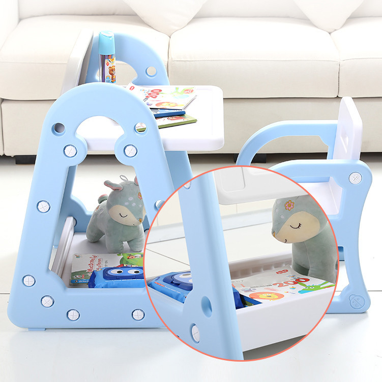 Парта-мольберт з кріслом для дітей inSPORTline Gacino, блакитно-біла Київ - фото 6