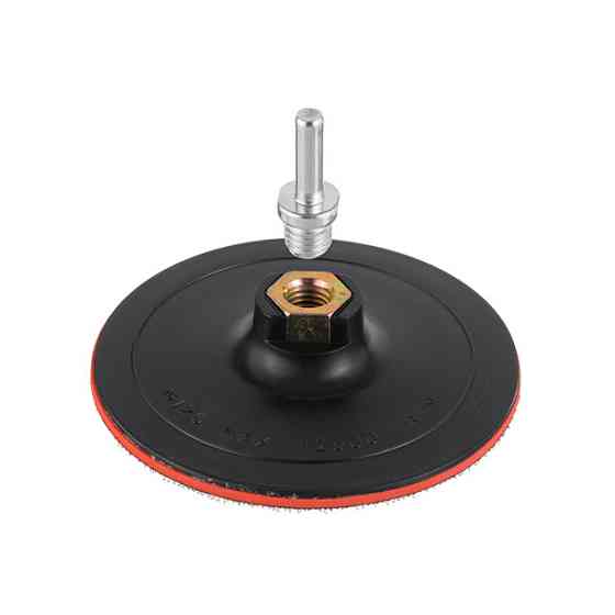 Диск універсальний для наждакового паперу, 125 мм, M14, висота 4 мм, діаметр стрижня 10 мм INTERTOOL ST-6001 Київ