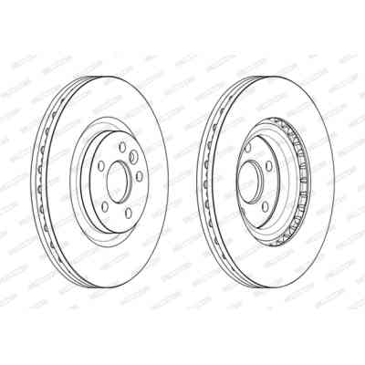 Тормозной диск FERODO DDF2632C-1 Винница