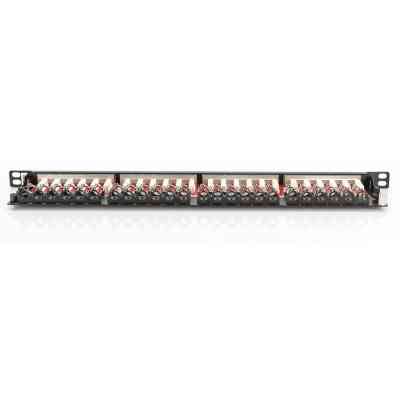 Патч-панель 19&quot; 24xRJ-45 STP cat.6A, 0.5U Digitus (DN-91624S-SL-EA) Вінниця
