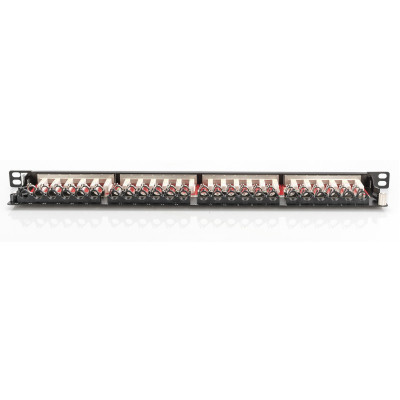 Патч-панель 19" 24xRJ-45 STP cat.6A, 0.5U Digitus (DN-91624S-SL-EA) Винница - изображение 5