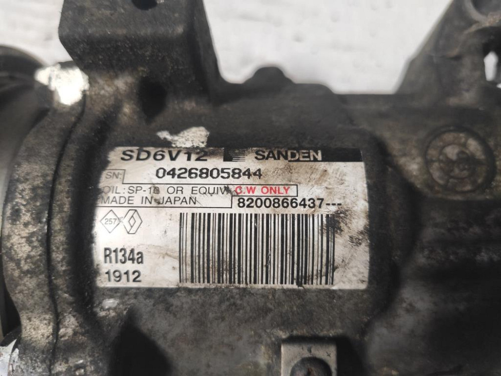 Компресор кондиціонера Renault Clio III 1.5 dci 2005-2012 (8200866437) Ковель - изображение 2