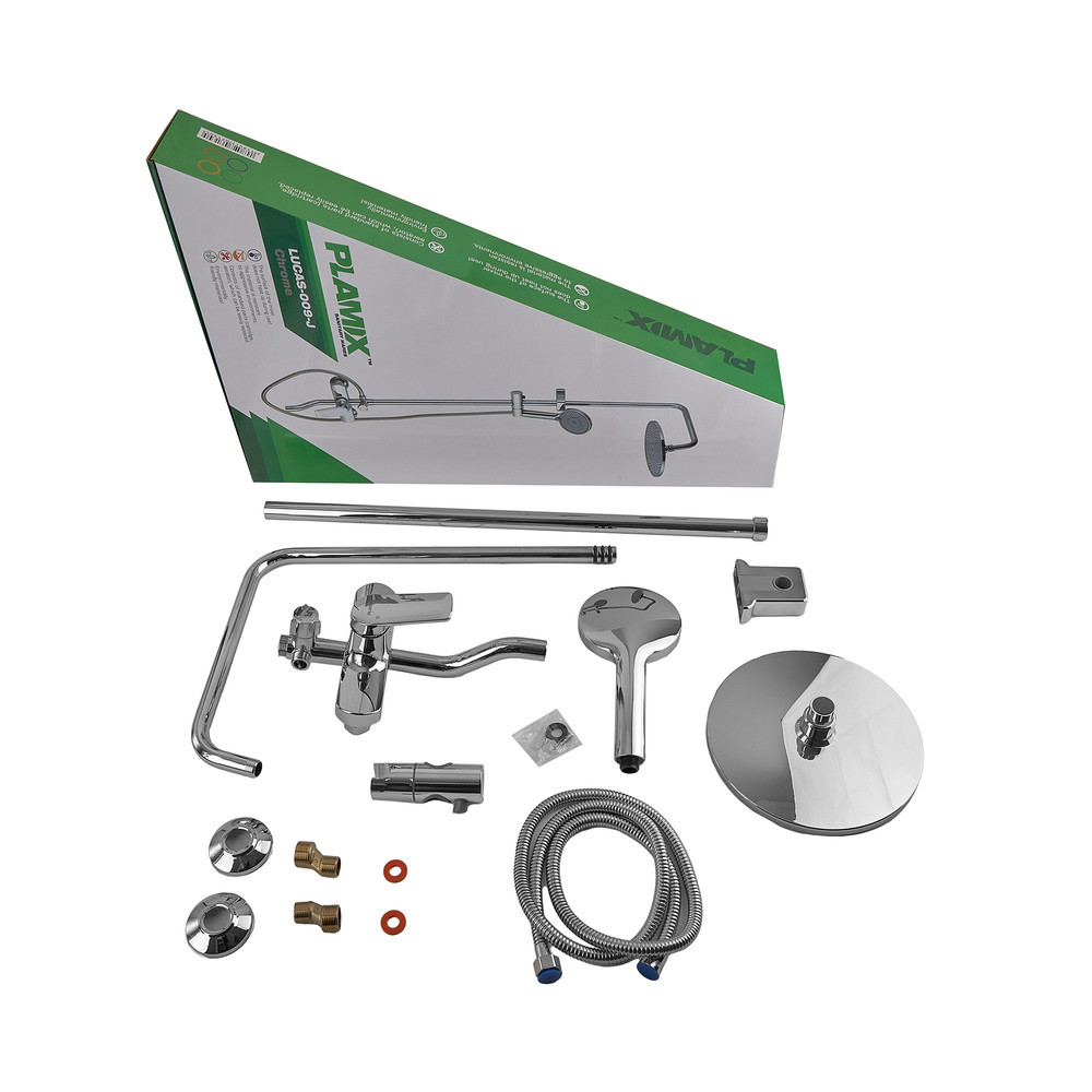 Душевая колонна со смесителем Plamix Lucas-009-J Chrome (PM0713) Киев - изображение 8