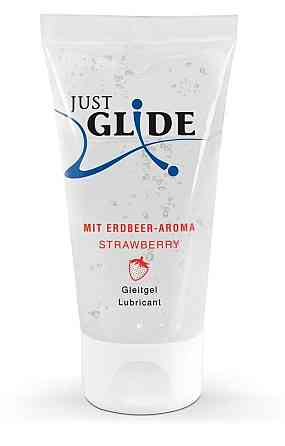 Змазка аква Just Glide полуниця (50мл) Sex Aura Київ
