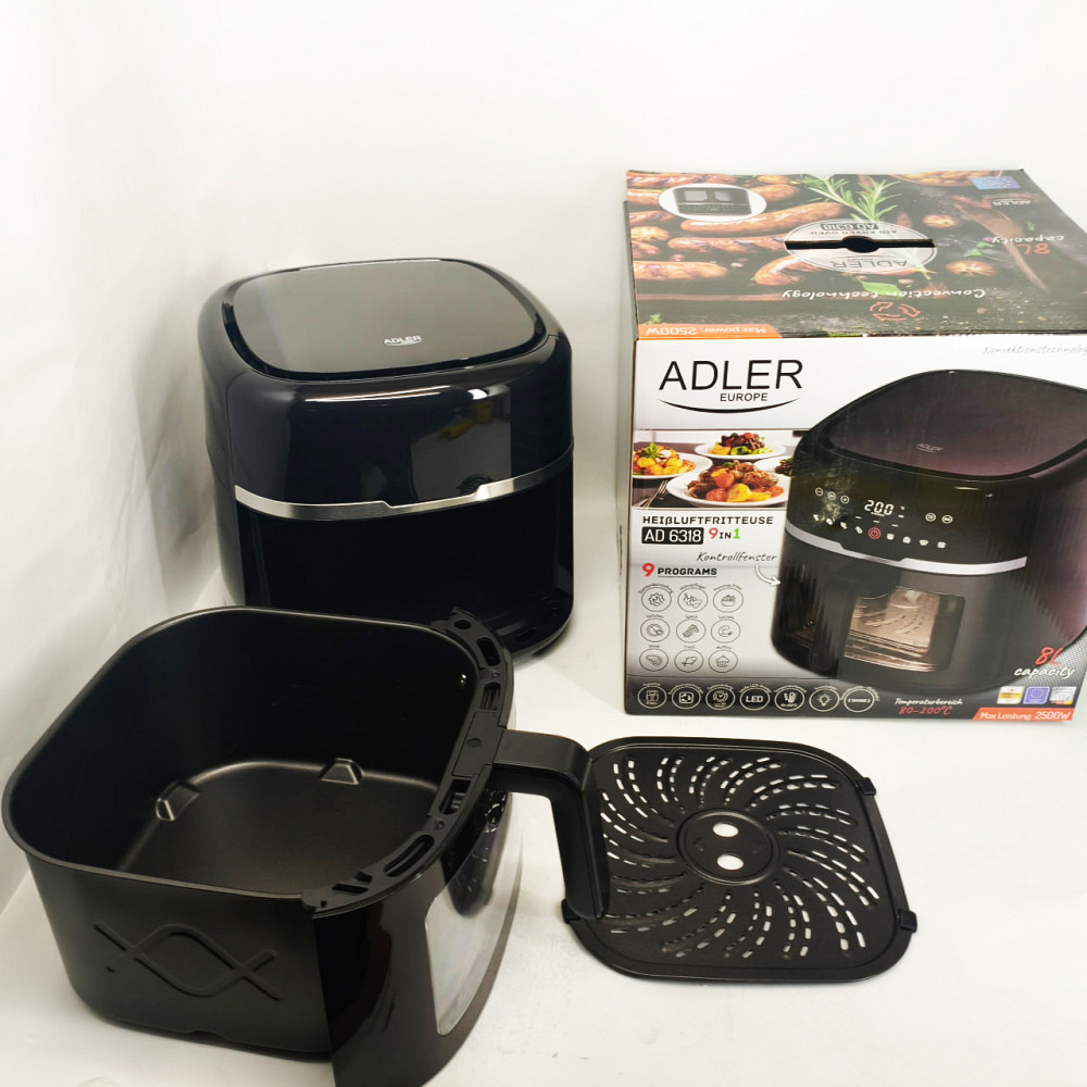 Фритюрница без масла с дисплеем, Аэрогриль-фритюрница с сенсорным экраном, Фритюрницы для дома для кафе NL-17 Львов - изображение 6