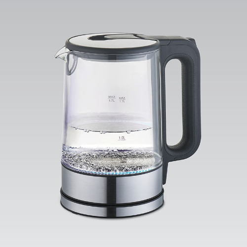 Електрочайник 1,7л 2200W скло (диск) чорний MR-053-BLACK Maestro Житомир