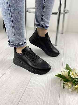 EMELI Кросівки жіночі EMELI 915/7 чорні (весна-осінь, шкіра натуральна) (2737) Коломия