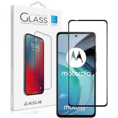 Стекло защитное ACCLAB Full Glue Moto G72 Black (1283126583025) Винница