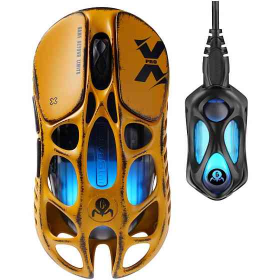 Мишка GravaStar Mercury X Pro Battle-Worn Yellow Wireless (GS_X_PRO_YLW) ( 12805 ) Харків