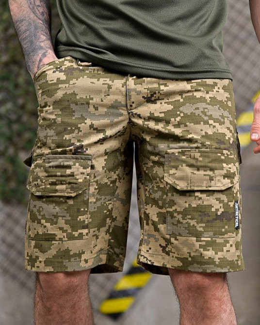 Тактические шорты PLEZENTVIL 7.62 пиксель ПП7474 Одесса - изображение 1