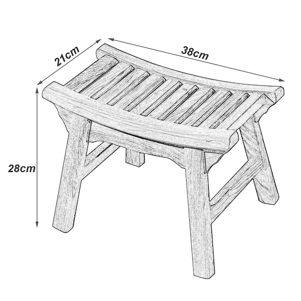 Стілець для ванної "Кобія" палісандр Миколаїв - фото 2