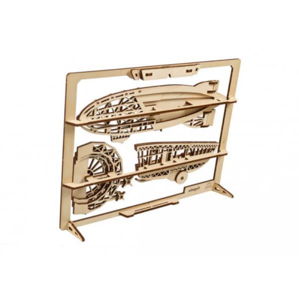 Дерев'яний механічний 3D конструктор Ugears Цепелін (70208) Харків - фото 14