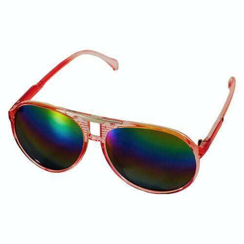 МОДЕЛЬ AVIATOR. Очки солнцезащитные с яркими стеклами красно-жёлтые Киев - изображение 1