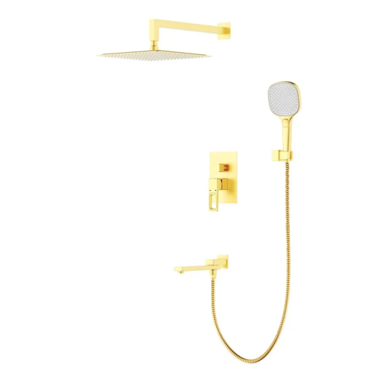 Душова система вбудована KOER KB-66009-12 3 функціі (Колір матове золото) (KR5992)   ( 29352 ) Харків