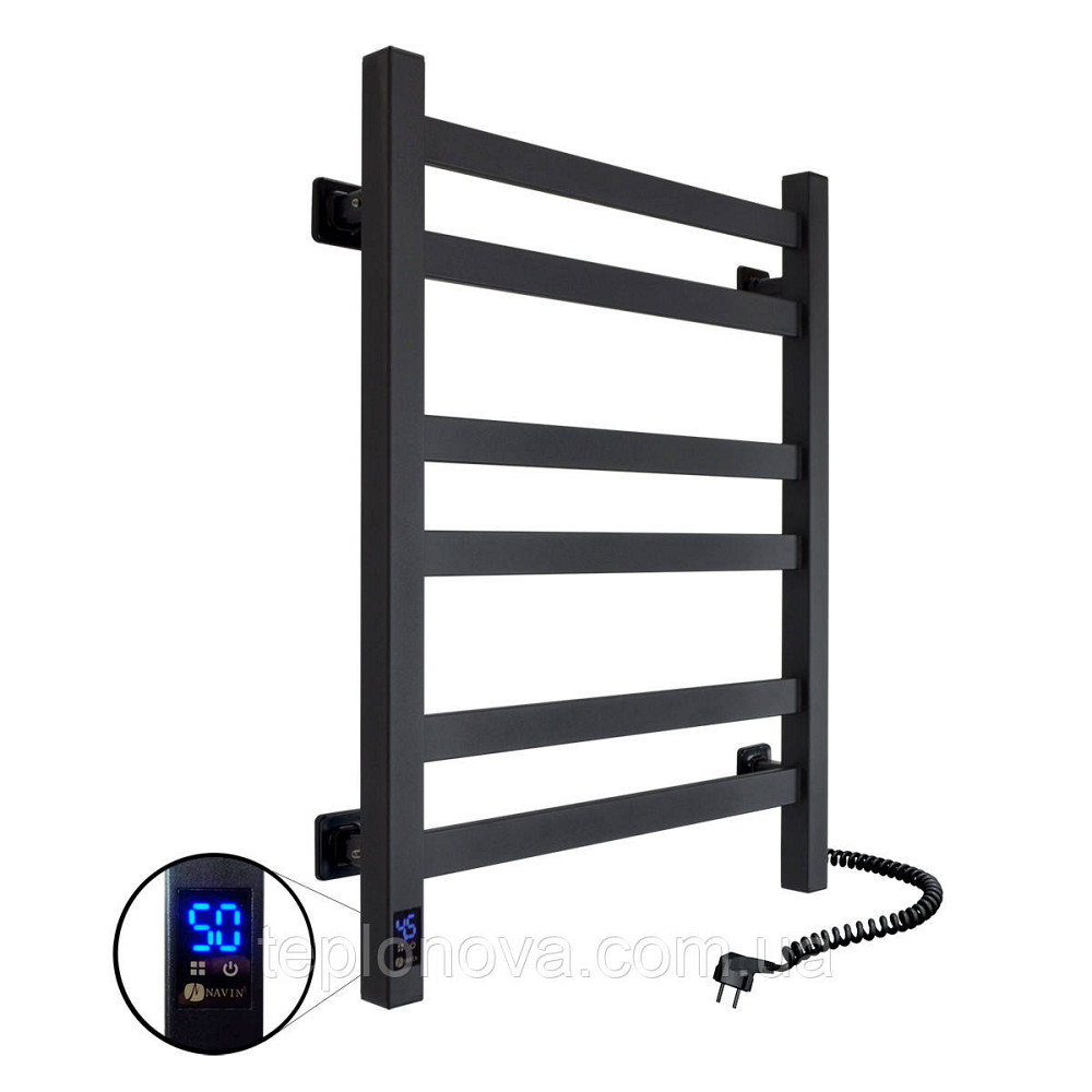 Сушарка для рушників Авангард 480х600 Sensor права з таймером, чорний муар Чернівці - фото 1