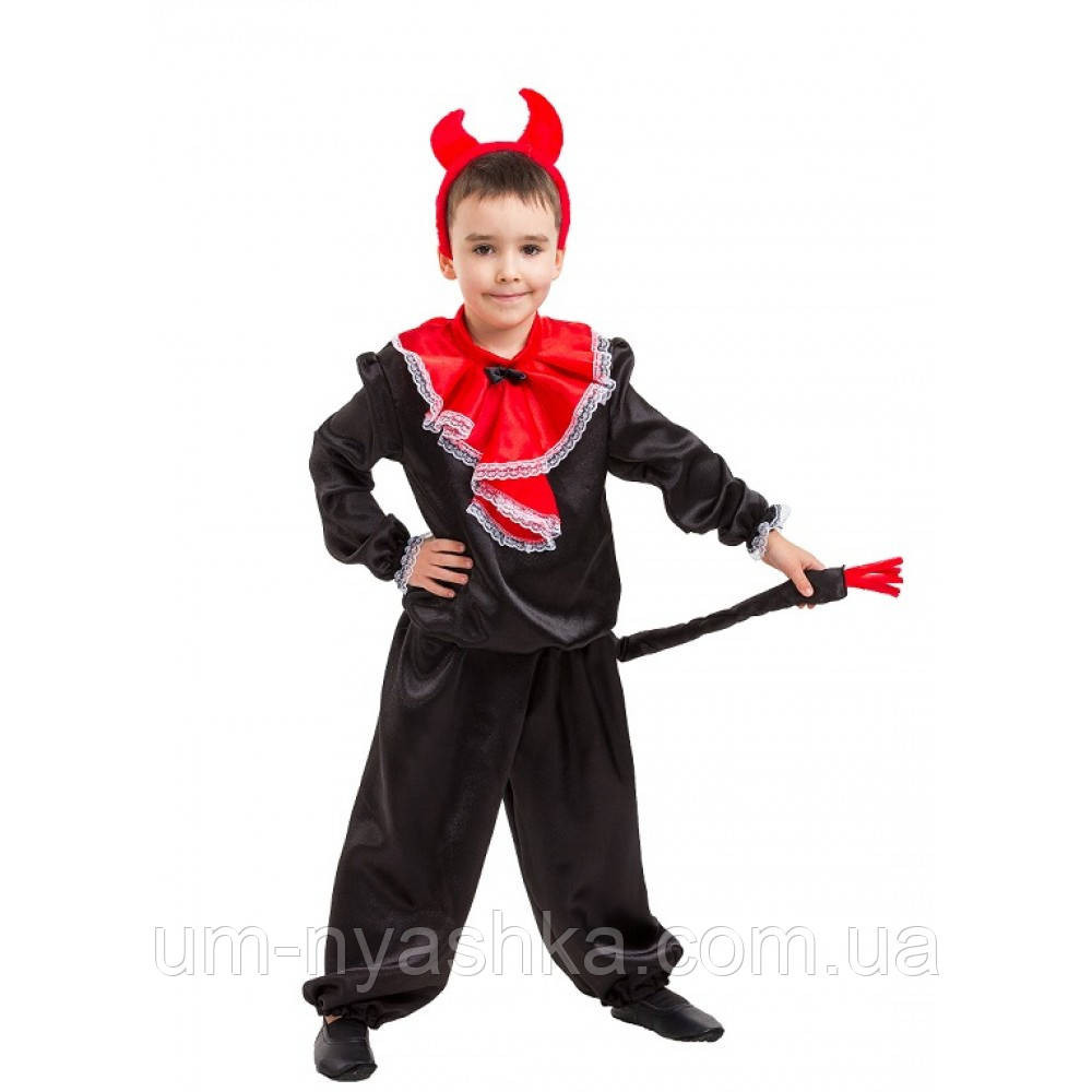 Детский маскарадный костюм на Чертик Чертенок Черт Кривой Рог - изображение 3