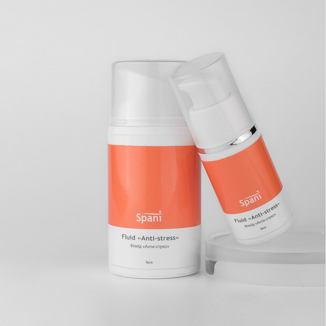 Легкий гель для обличчя з ефектом матування та SPF 35 Fluid Anti-stress SPF 35 Spani 50 мл Вінниця - фото 3