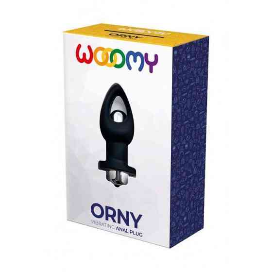 Анальная пробка Wooomy Orny со съемной вибропулей, 1 режим вибрации, диаметр 3,6 см, длина 8,4 см Sex Aura Киев