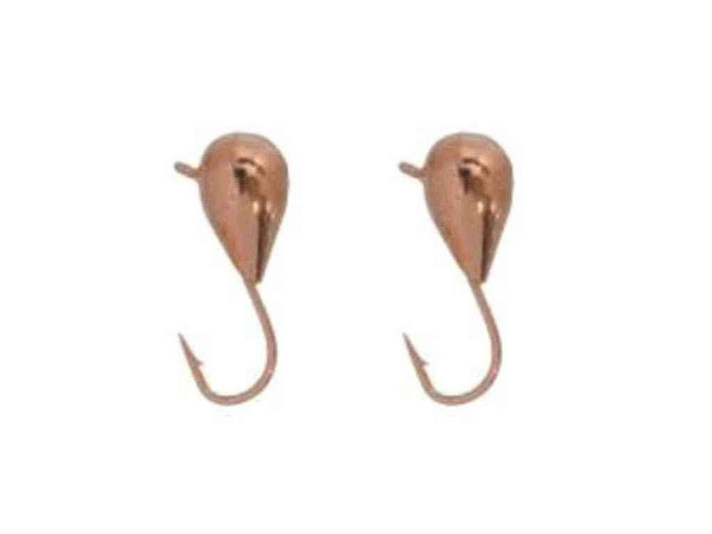 Мормишка вольфрам Крапля з вушком 2,5мм 0,26г copper (2шт/уп) ТМ FISHING ROI Київ - фото 1