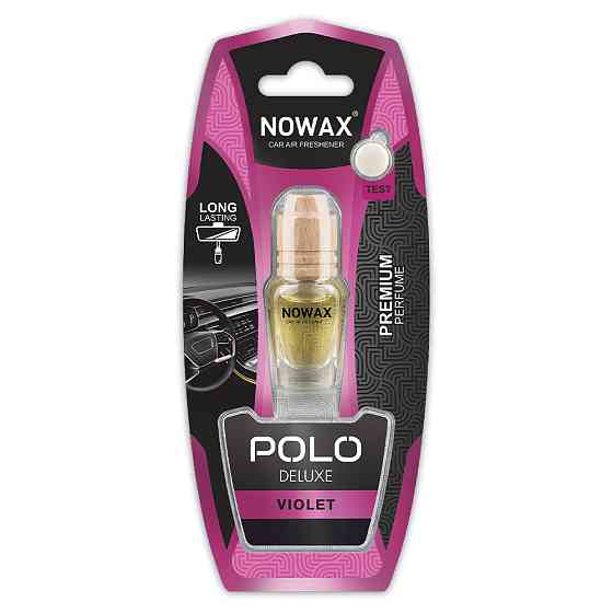 Ароматизатор повітря в блістері Nowax Polo Deluxe - Violet 7мл Львів
