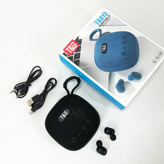 Колонка-Bluetooth с наушниками TG813. YE-870 Цвет: черный Киев - изображение 9
