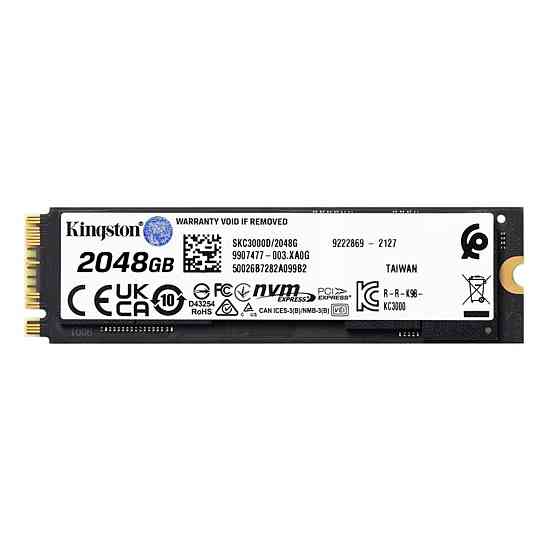 SSD M.2 Kingston KC3000 2048GB NVMe 2280 PCIe 4.0 x4 3D NAND TLC Киев