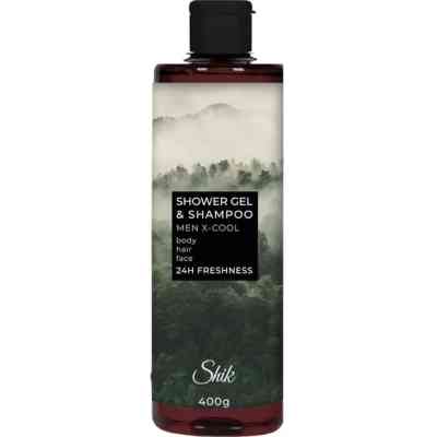 Гель для душа Shik Men X-Cool Shower Gel & Shampoo 400 г (4823107607134) Винница