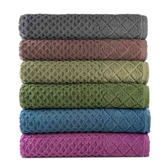 Махровое полотенце Ideal Textile с красивым рельефом 70х140 см (56860970) коричневий Черновцы