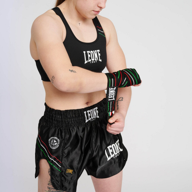 Шорти для тайського боксу Leone Flag Black M Кам'янське - фото 9