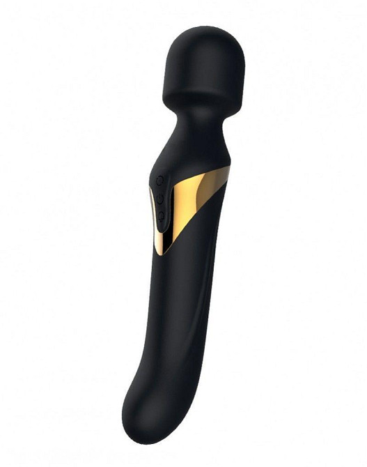 Вібромасажер 2в1 Dorcel Dual Orgasms Gold класичний масажер і вібратор з перлинним масажем Sex Aura Київ - фото 1