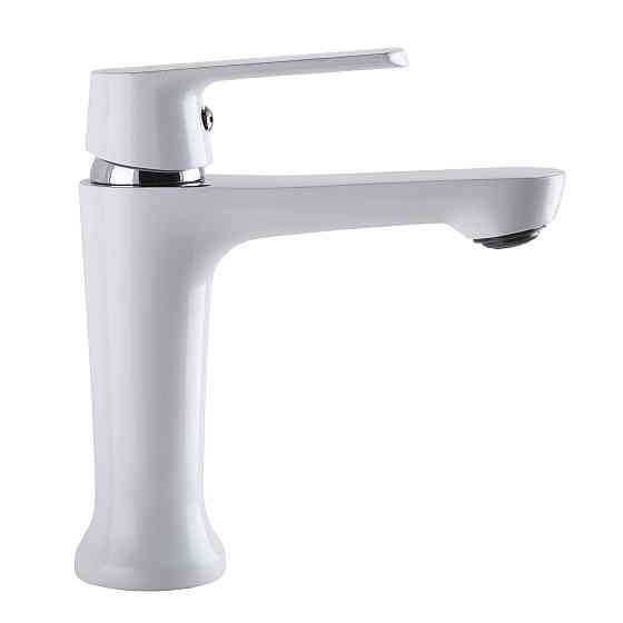 Змішувач для умивальника Globus Lux Laguna GLA-0401-7-WHITE Луцк