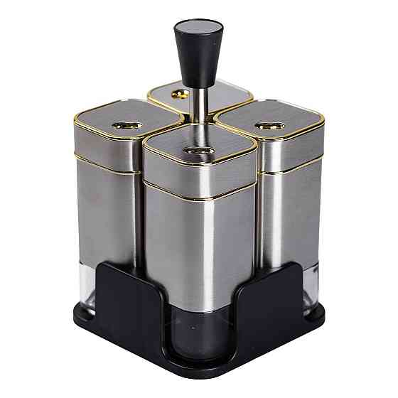 Набір контейнерів для спецій 4 шт на підставці Київ