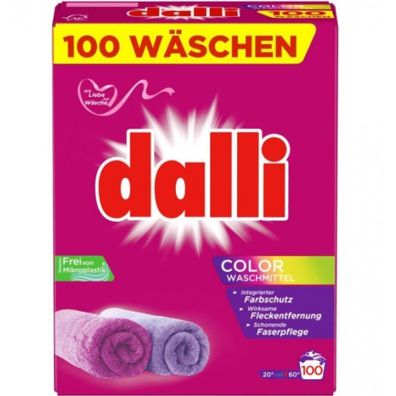 Пральний порошок Dalli Color Waschmittel 6 кг 100 циклів прання Львів