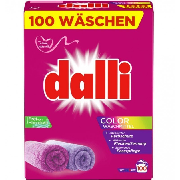 Пральний порошок Dalli Color Waschmittel 6 кг 100 циклів прання Львів - фото 1