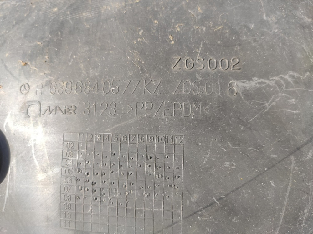 Підкрилок задній лівий Mercedes Vito W639 2003-2014 (A6396840577) Ковель - изображение 2