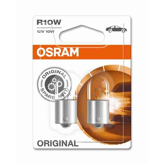 Показні лампа розжарювання OSRAM 5008-02B R10W 12 V BA15s 10X2 Blister Харків