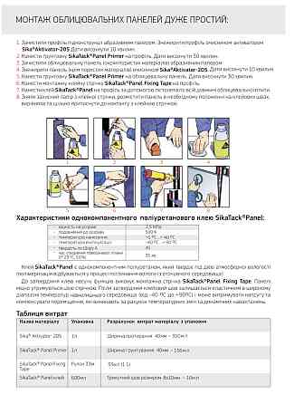 Однокомпонентний силіконовий клей SikaTack Panel-50 600 мл Киев