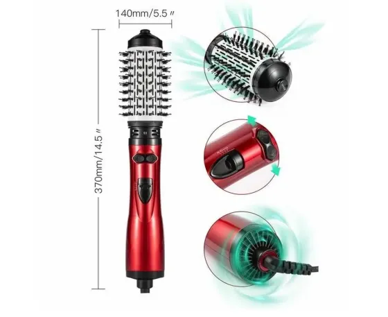 Фен Расческа для волос Shiny Beauty 2 в 1 Коломия