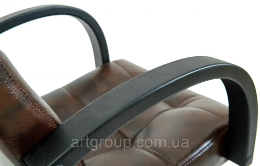 Офисное Кресло Руководителя Richman Virginia Titan Dark Brown Wood М3 MultiBlock Коричневый Днепр - изображение 8