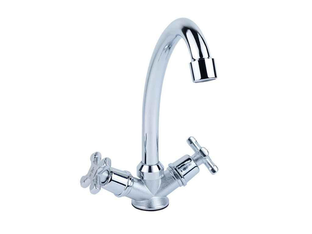 Змішувач QN 1/2 для кухні економ на шпильці (9786100) (2шт в упак) ТМ AQUATIC Київ - фото 1