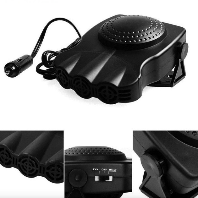Автомобільний автономний обігрівач 12 вольт Car Fan CF-701, Обігрівач скла машини YG-11 Львів - фото 5