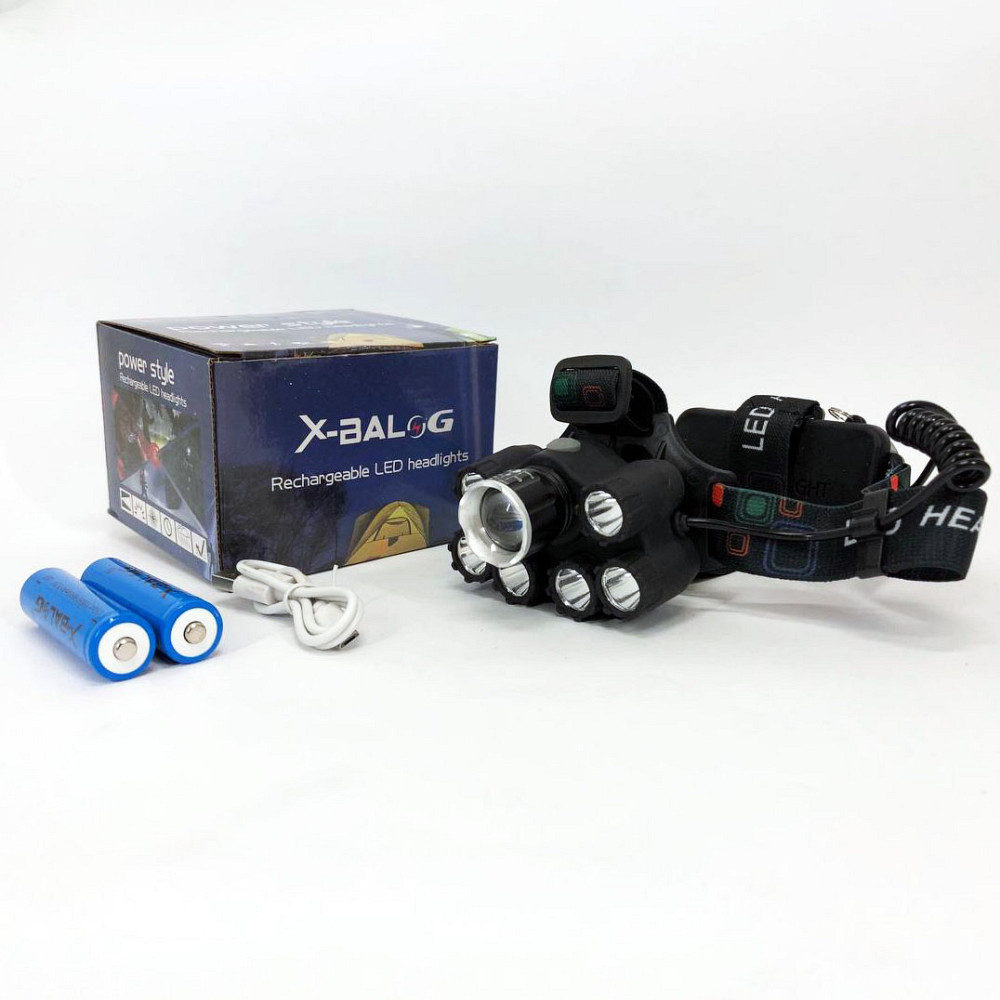 Головной фонарь с зарядным устройством, Фонарик на голову для домашних работ, Led фонарь на голову RU-65 Львов - изображение 19